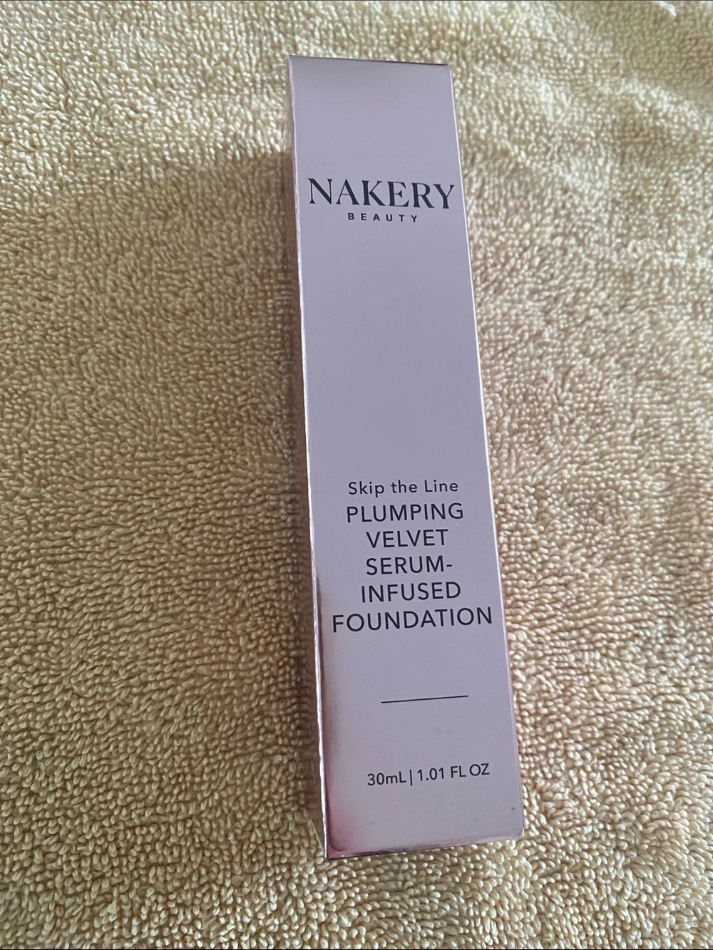 Nakery Beauty Plumping Velvet Serum-Infused Foundation — Pink
